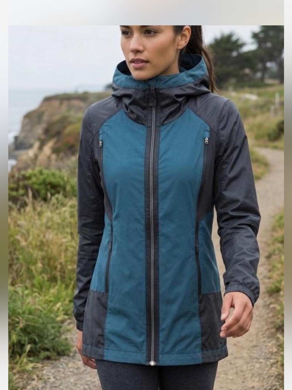 Lululemon Right Round Jacket Alberta Lake Longline Jacket Size 6
